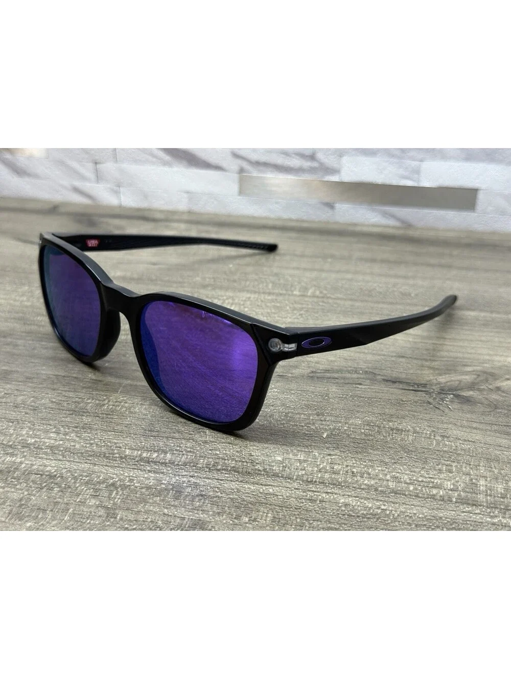 Oakley OJECTOR 9018-0355 Sunglasses Matte Black w/Prizm Violet Iridium **READ**